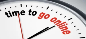 time to go online